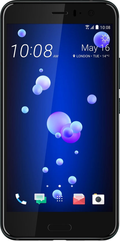 HTC U11 (Brilliant Black, 128 GB) - 6 GB RAM