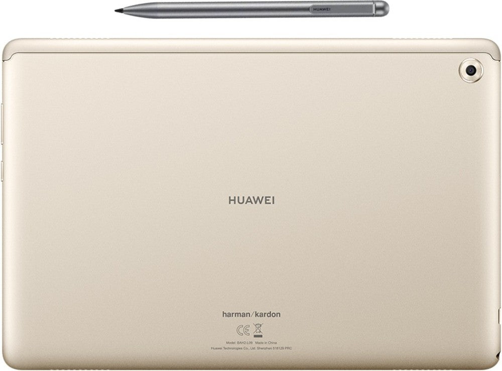 Huawei MediaPad M5 Lite With stylus 3 GB RAM 32 GB ROM 10.1 inch with Wi-Fi+4G Tablet (Champagne Gold)