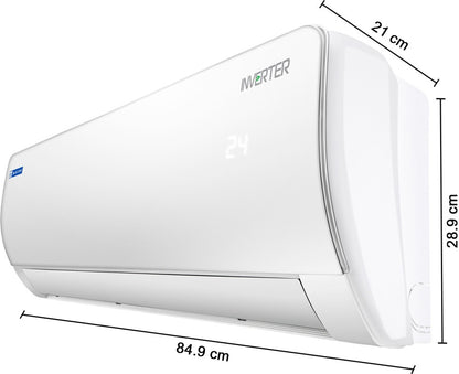 Blue Star 1 Ton 3 Star Split Inverter AC  - Silver, White - IC312XATU, Copper Condenser