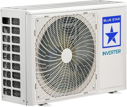 Blue Star 1 Ton 5 Star Split Inverter AC  - White - IC512CATU, Copper Condenser