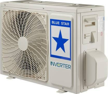 Blue Star 1.5 Ton 3 Star Split Inverter AC  - White - IC318MATU, Copper Condenser