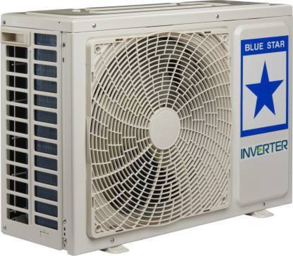 Blue Star 1.5 Ton 3 Star Split Inverter AC  - White - IC318MATU, Copper Condenser