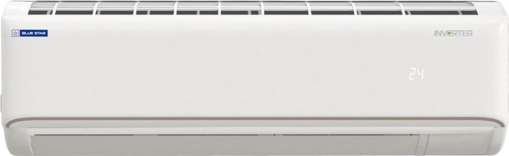 Blue Star 1.5 Ton 4 Star Split Inverter AC  - White - IC418FBTU, Copper Condenser