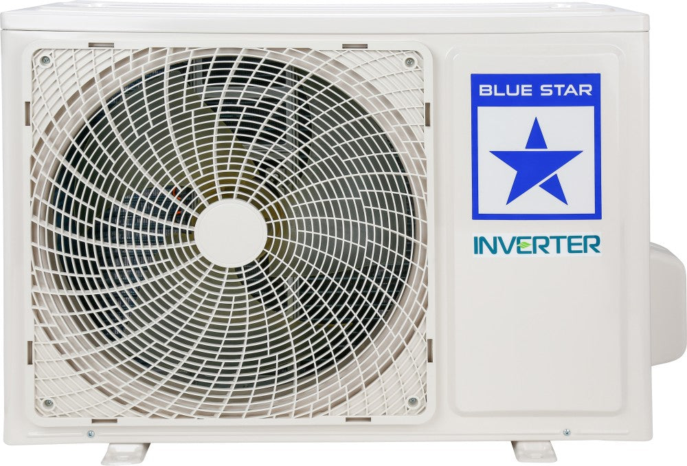 Blue Star 1 Ton 5 Star Split Inverter AC  - White - IC512CATU, Copper Condenser