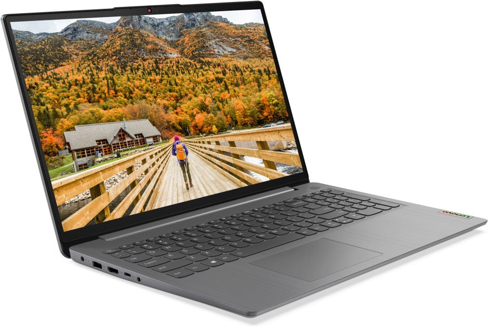 Lenovo IdeaPad Ryzen 5 Hexa Core 5500U - (16GB/512GB SSD/Windows 11 Home) 15ALC6 पतला और हल्का लैपटॉप - 15.6 इंच, आर्कटिक ग्रे, 1.65 kg, MS Office के साथ