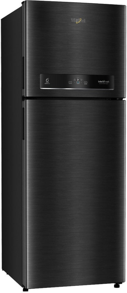 Whirlpool 411 L Frost Free Double Door 2 Star Convertible Refrigerator - Steel Onyx, IF INV CNV 455 Steel Onyx (2S)-Z