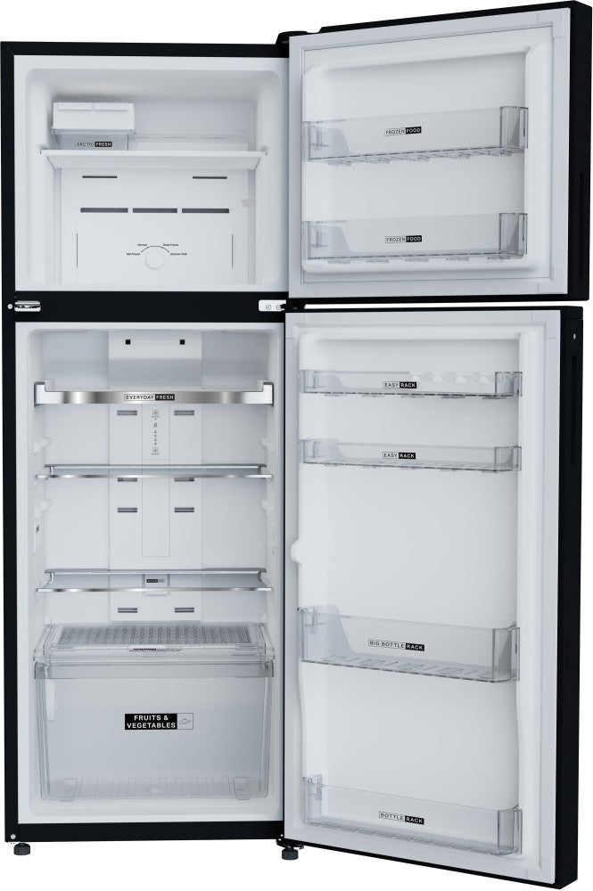 Whirlpool 308 L Frost Free Double Door 2 Star Refrigerator - Omega Black, IF INV ELT DF355 Omega Black(2S)-TL