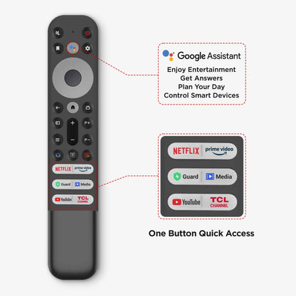 TCL 126 सेमी (50 इंच) QLED अल्ट्रा HD (4K) स्मार्ट Google TV गेम मास्टर 2.0 - 50T6G के साथ