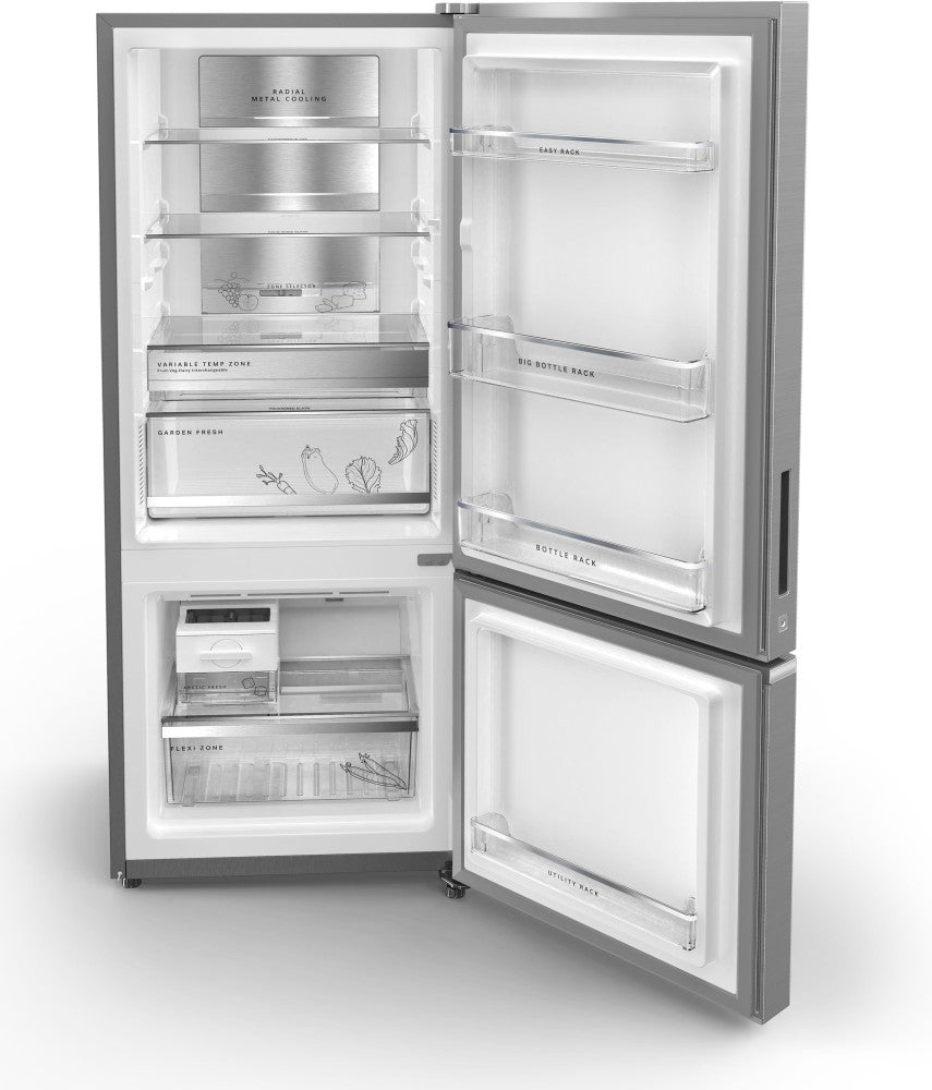 Whirlpool 325 L Frost Free Double Door 2 Star Refrigerator - Omega Steel, IFPRO BM INV 340 ELT+ OMEGA STEEL (2S)-N