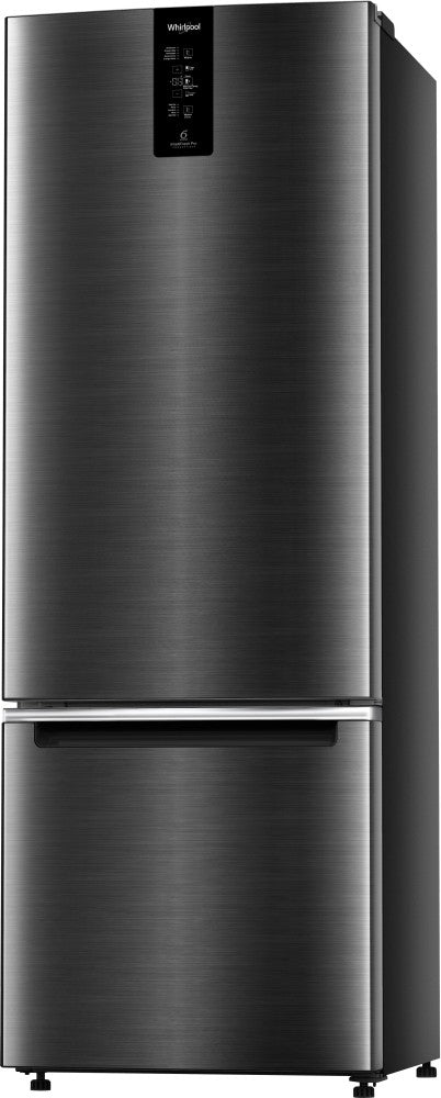 Whirlpool 353 L Frost Free Double Door 3 Star Convertible Refrigerator - Steel Onyx, IFPRO BM INV CNV 370 STEEL ONYX (3S)-N