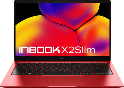 Infinix X2 स्लिम इंटेल कोर i3 11वीं पीढ़ी - (8 जीबी/256 जीबी एसएसडी/विंडोज 11 होम) XL23 पतला और हल्का लैपटॉप - 14 इंच, लाल, 1.24 किलोग्राम