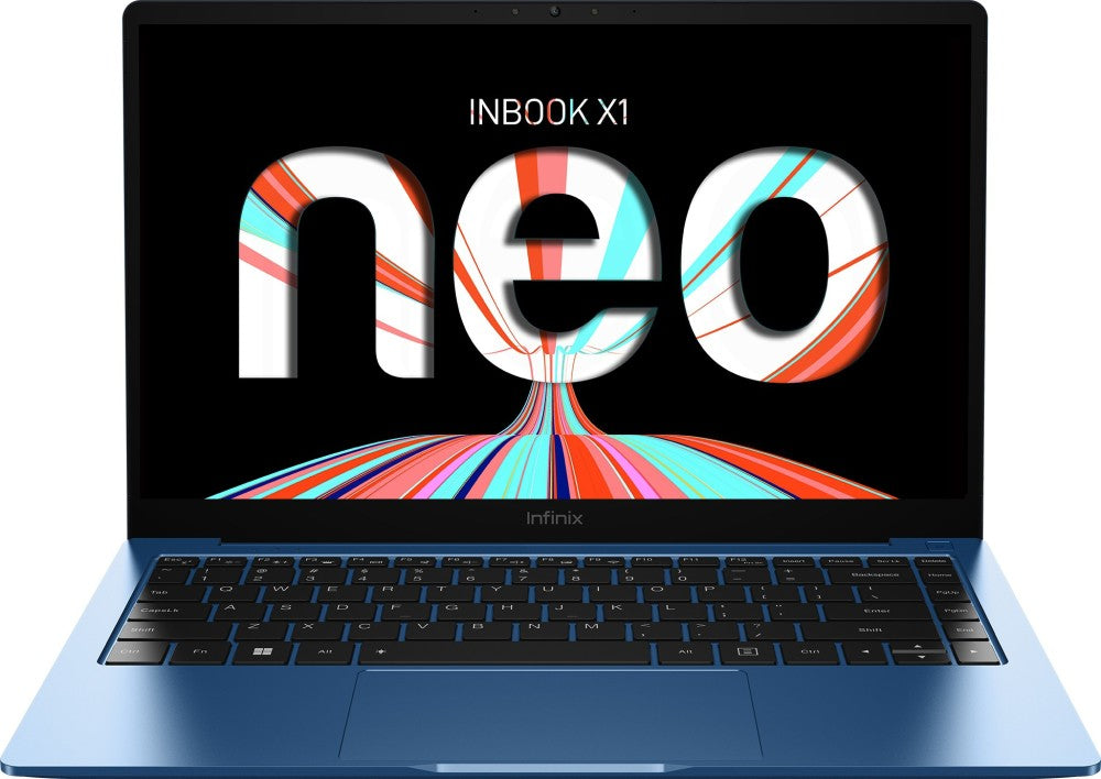 Infinix INBook X1 Neo Series Celeron Quad Core - (4 GB/128 GB SSD/Windows 11 Home) XL22 Thin and Light Laptop - 14 inch, Cosmic Blue, 1.24 kg