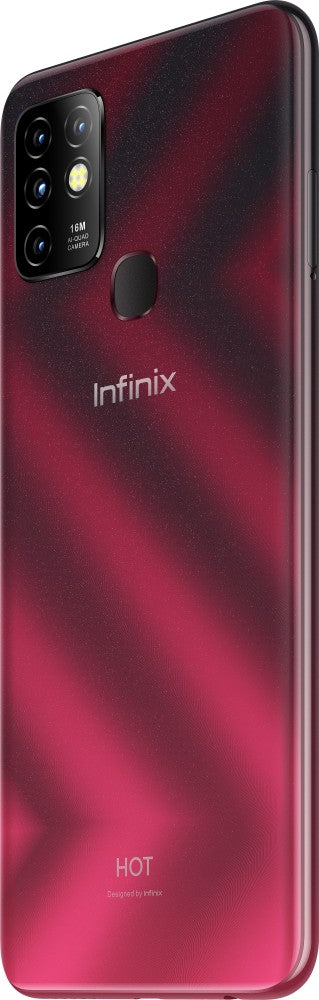 Infinix Hot 10 (Amber Red, 64 GB) - 4 GB RAM