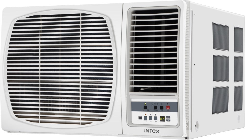 Intex 1.5 Ton 3 Star Window AC  - White - INW18CU3L-2W, Copper Condenser