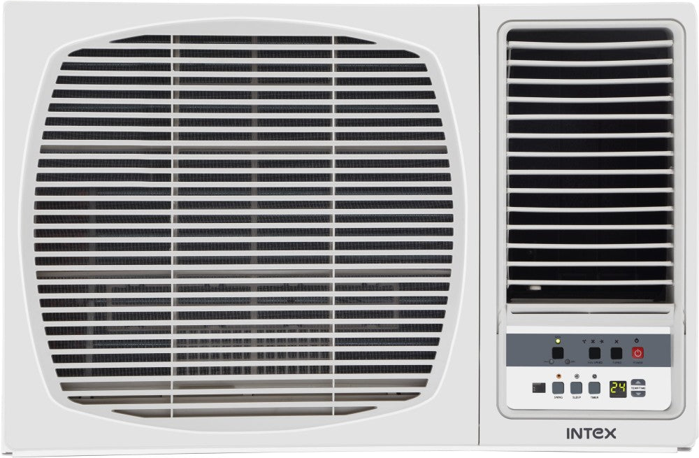 Intex 1.5 Ton 3 Star Window AC  - White - INW18CU3L-2W, Copper Condenser