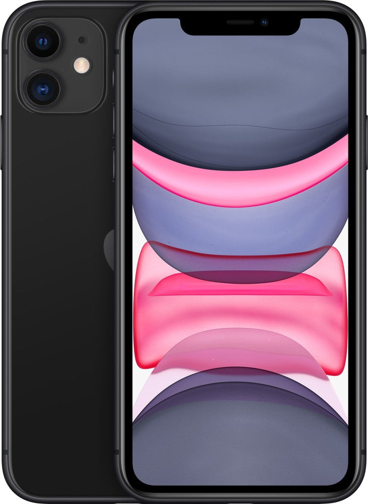 एप्पल आईफोन 11 (काला, 64 जीबी)