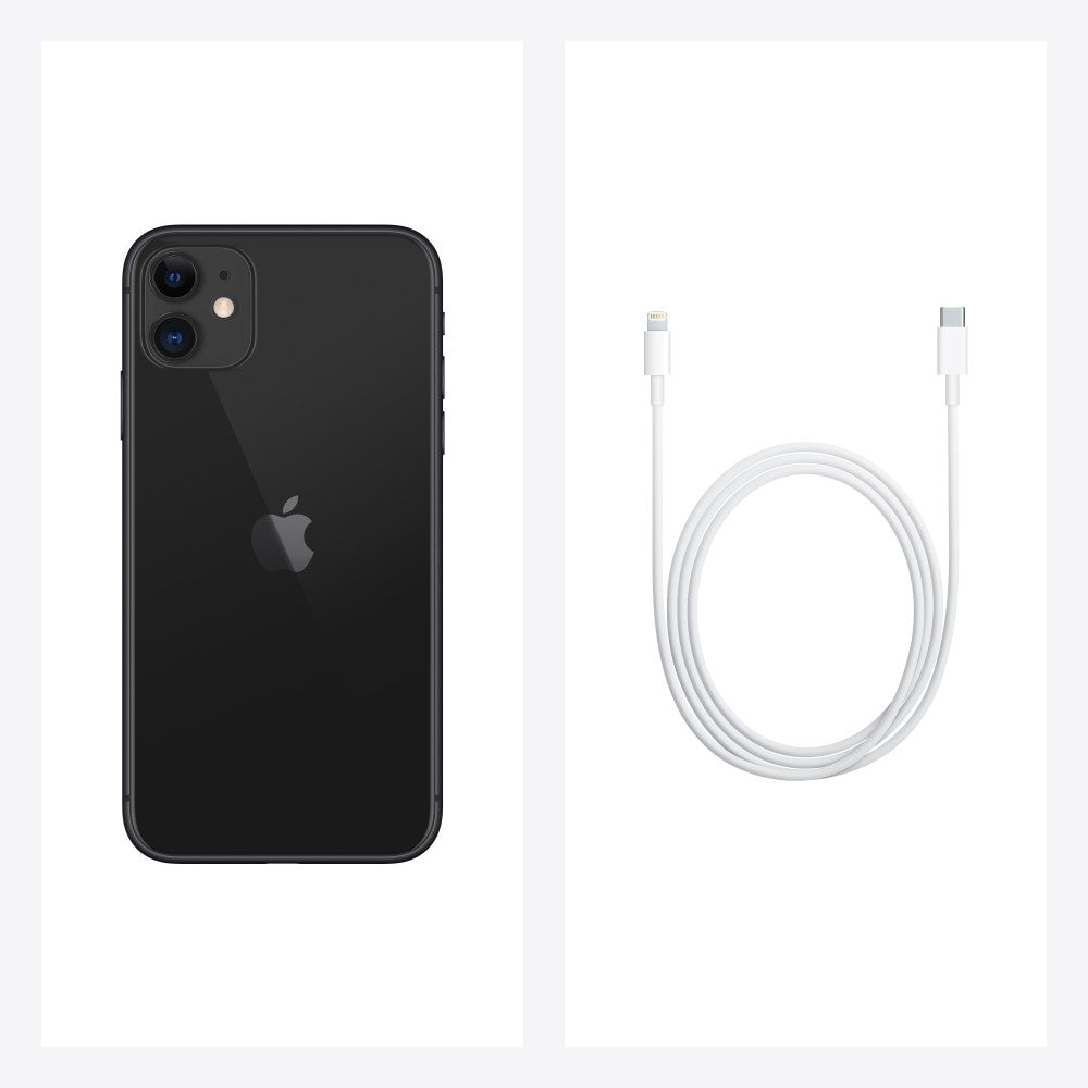 एप्पल आईफोन 11 (काला, 128 जीबी)