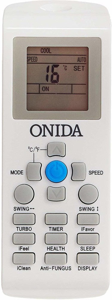 ONIDA 1.5 Ton 5 Star Split Inverter AC  - White - IR185IRS, Copper Condenser