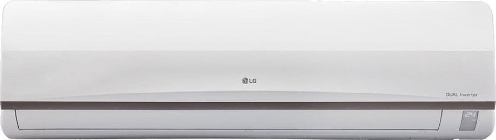 LG 1.5 टन 3 स्टार स्प्लिट इन्वर्टर AC - सफ़ेद - JS-Q18CPXD2, कॉपर कंडेनसर