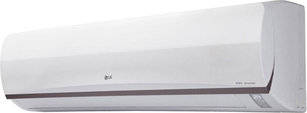 LG 1.5 टन 3 स्टार स्प्लिट इन्वर्टर AC - सफ़ेद - JS-Q18CPXD2, कॉपर कंडेनसर