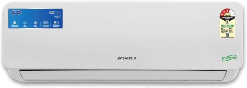 Sansui 1.5 Ton Split Inverter AC  - White - JSE183SI2301 1.5 Ton 3 Star Split AC