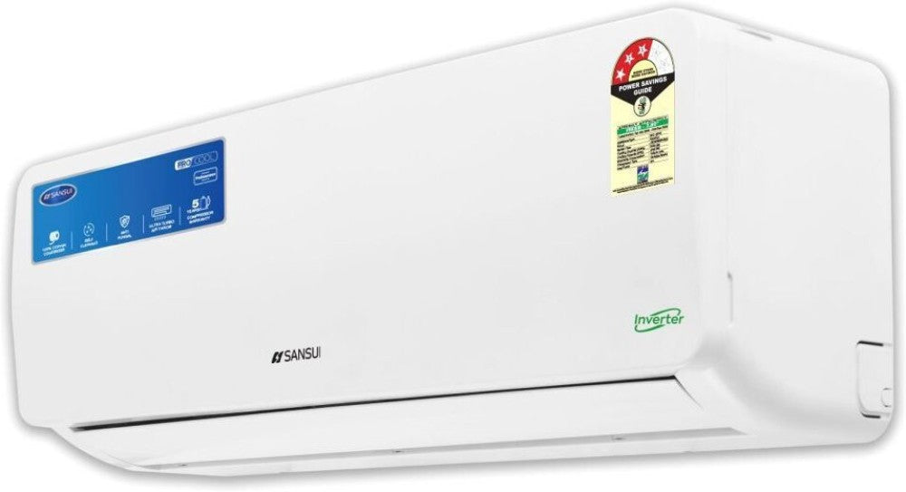 Sansui 1.5 Ton Split Inverter AC  - White - JSE183SI2301 1.5 Ton 3 Star Split AC