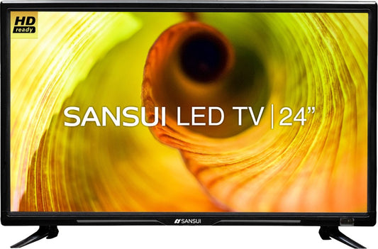 Sansui Prime Series 60 cm (24 inch) HD Ready LED TV with 20W Speaker (Black) - JSY24NSHD