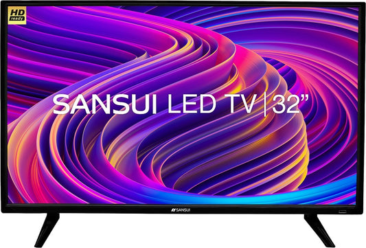 Sansui Prime Series 80 cm (32 inch) HD Ready LED TV with 20W Speaker (Black) (2021 Model) - JSY32NSHD