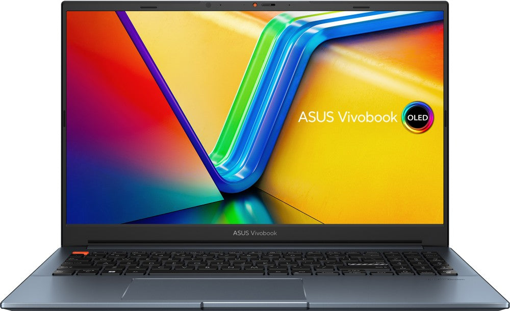 Asus Vivobook Pro 15 OLED (2023) 70WHr बैटरी के साथ Intel H-Series Core i5 13th Gen - (16GB/512GB SSD/Windows 11 Home/6GB ग्राफ़िक्स/NVIDIA GeForce RTX 4050/120 Hz) K6502VU-MA541WS क्रिएटर लैपटॉप - 15.6 इंच, शांत नीला, 1.80 किग्रा, एमएस ऑफिस के साथ