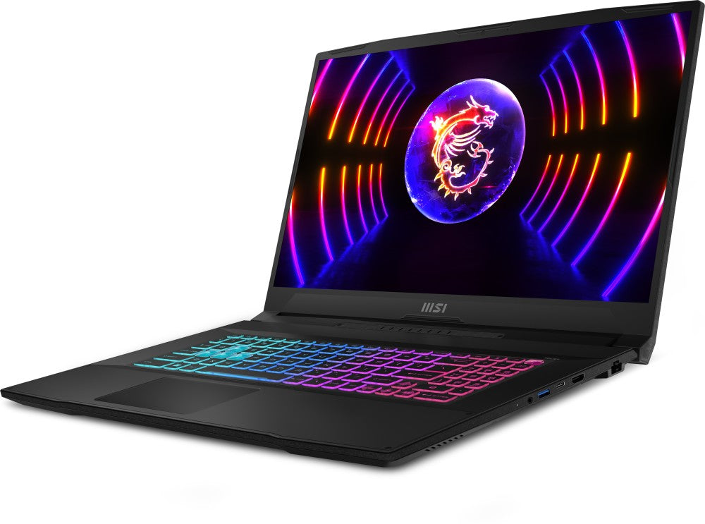 MSI Core i7 13वीं जेनरेशन - (16GB/1 TB SSD/Windows 11 Home/6GB ग्राफ़िक्स/NVIDIA GeForce RTX 4050) कटाना 17 B13VEK-254IN गेमिंग लैपटॉप - 17.3 इंच, काला, 2.6 किलोग्राम