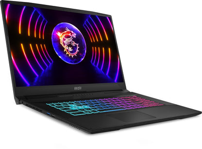 MSI Core i7 13वीं जेनरेशन - (16GB/1 TB SSD/Windows 11 Home/6GB ग्राफ़िक्स/NVIDIA GeForce RTX 4050) कटाना 17 B13VEK-254IN गेमिंग लैपटॉप - 17.3 इंच, काला, 2.6 किलोग्राम