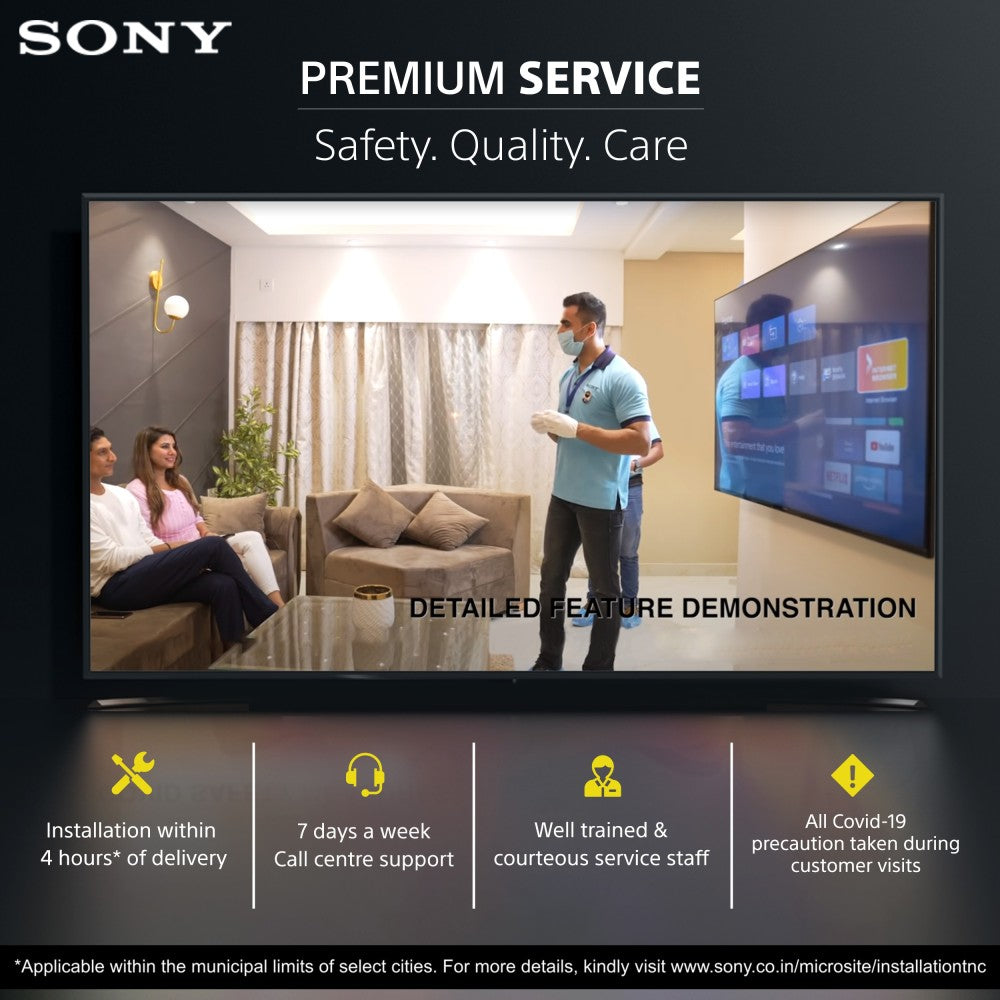 Sony Bravia 108 cm (43 इंच) Ultra HD (4K) LED स्मार्ट Google TV Google TV के साथ - KD-43X75K