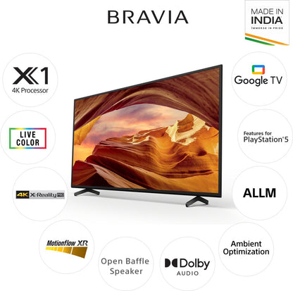 SONY X75L 125.7 cm (50 inch) Ultra HD (4K) LED Smart Google TV - KD-50X75L