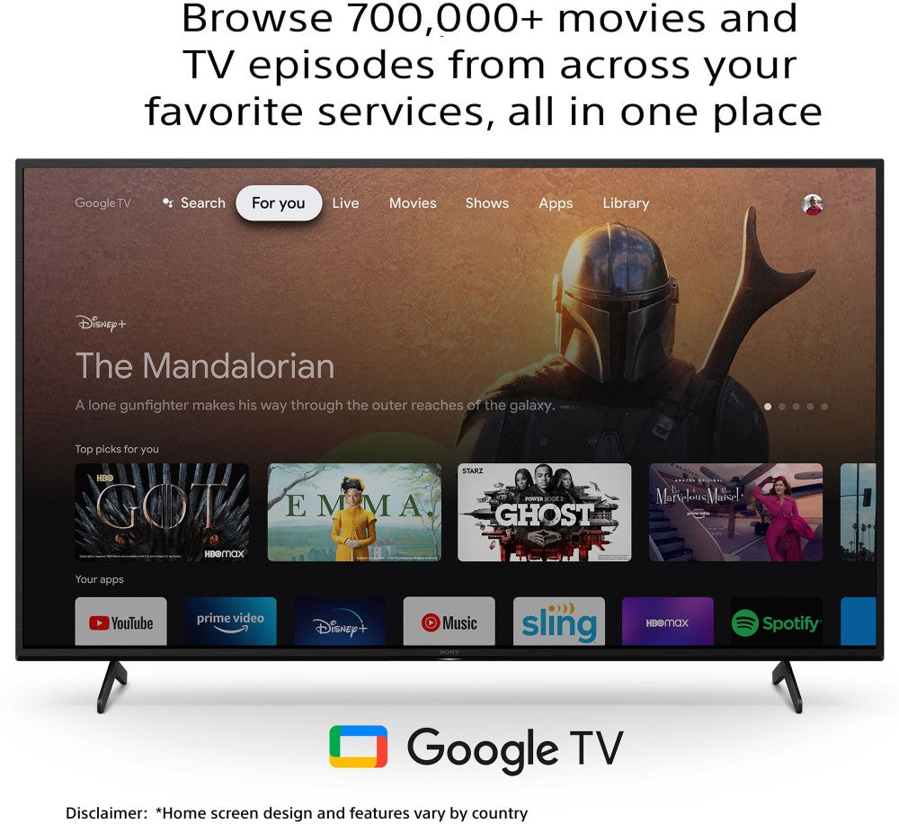 SONY 165 cm (65 inch) Ultra HD (4K) LED Smart Google TV - KD-65X74K