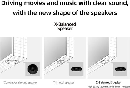 Sony X80AJ 163.9 सेमी (65 इंच) Ultra HD (4K) LED स्मार्ट Google TV - KD-65X80AJ