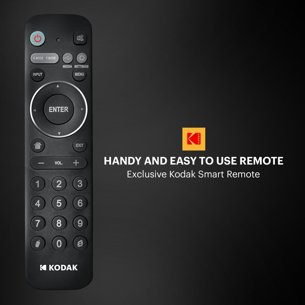 KODAK 55 4k XPro 140 cm (55 inch) Ultra HD (4K) LED Smart Android Based TV - 55UHDXSMART 4K