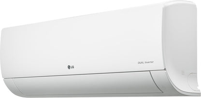 LG 1 Ton 3 Star Split Dual Inverter AC  - White - KS-Q12YNXA, Copper Condenser