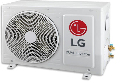 LG 1.5 Ton 3 Star Split Dual Inverter AC  - Floral White - KS-Q18FNXD1, Copper Condenser