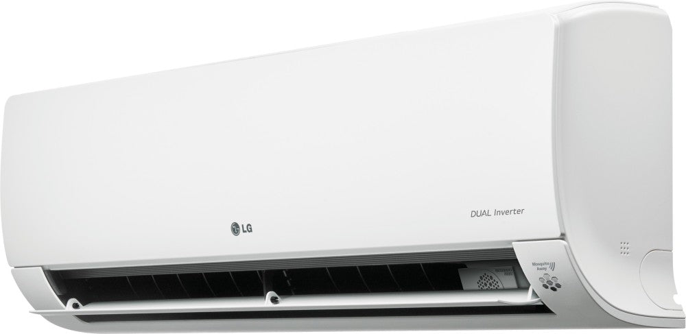 LG 1.5 Ton 3 Star Split Dual Inverter AC  - White - KS-Q18HTXD, Copper Condenser