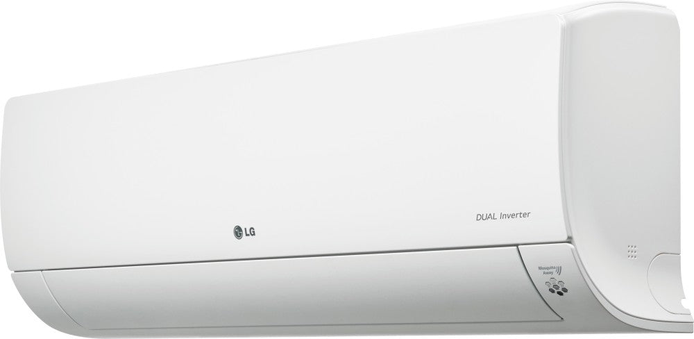 LG 1.5 Ton 3 Star Split Dual Inverter AC  - White - KS-Q18HTXD, Copper Condenser