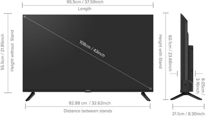 Mi 5A 108 सेमी (43 इंच) डॉल्बी ऑडियो के साथ फुल एचडी एलईडी स्मार्ट एंड्रॉइड टीवी (2022 मॉडल)