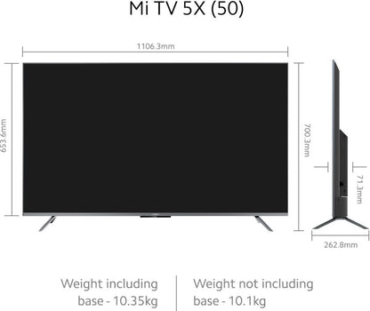 Mi 5X 125.7 सेमी (50 इंच) अल्ट्रा एचडी (4K) एलईडी स्मार्ट एंड्रॉइड टीवी डॉल्बी विजन और 40W डॉल्बी एटमॉस के साथ