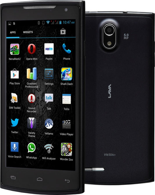 LAVA Iris 506Q (Black, 4 GB) - 512 MB RAM