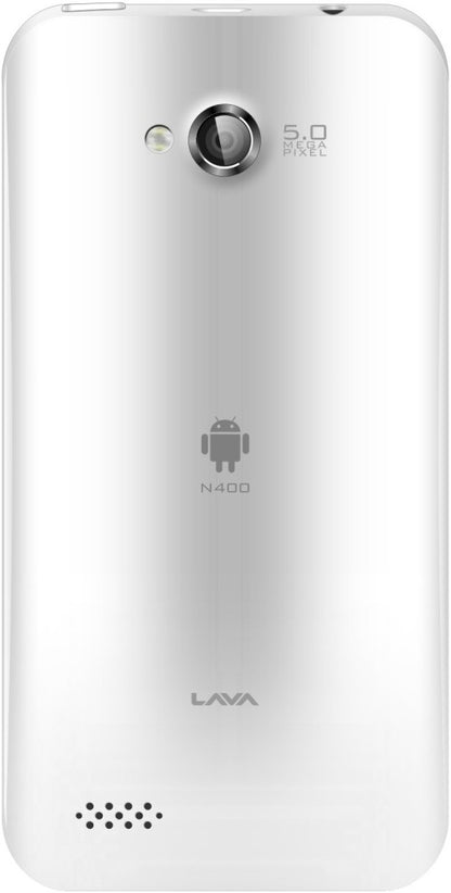 LAVA Iris N400 (White, 127 MB) - 512 MB RAM