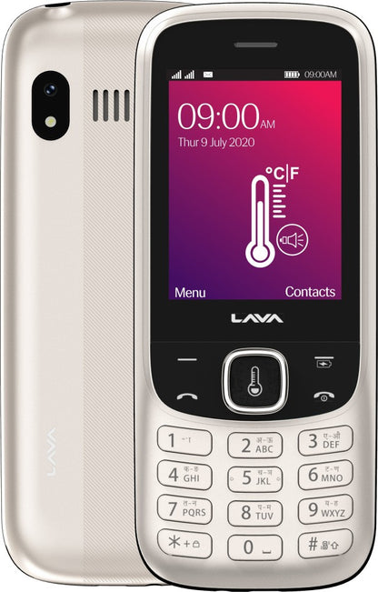 Lava Pulse1- with contactless Talking Thermometer - Rose Gold