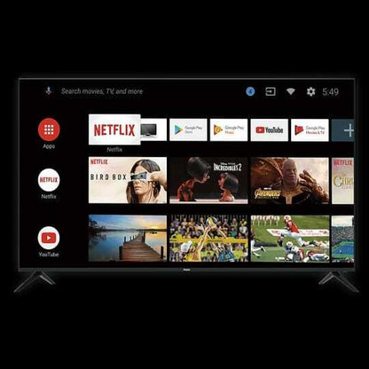 Haier 146 cm (58 inch) Ultra HD (4K) LED Smart Android TV 2021 Edition - 4K Bezel Less Google Android (9.1) TV - Smart AI Plus , LE58K6600HQGA