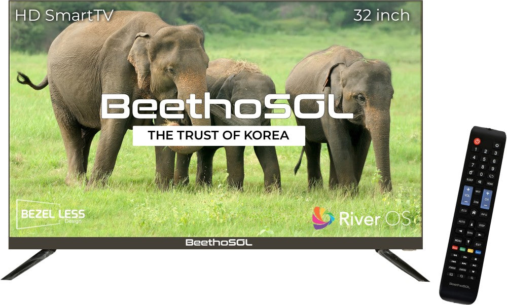 BeethoSOL 80 cm (32 inch) HD Ready LED Smart Android TV - LEDSTVBG3285HD27-EK