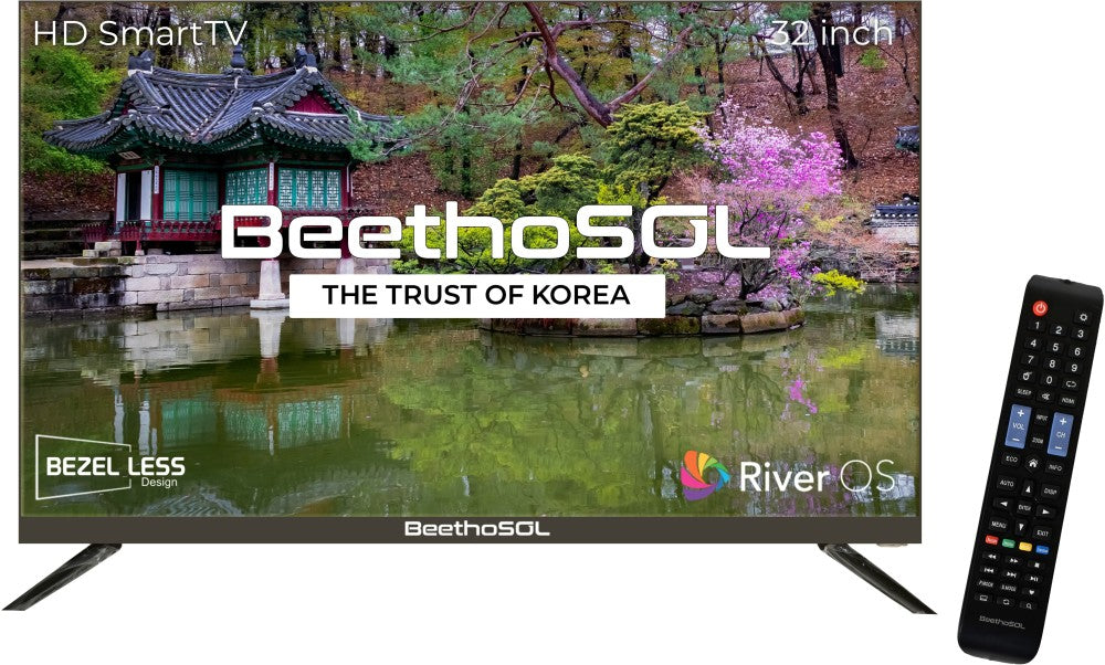 BeethoSOL 80 cm (32 inch) HD Ready LED Smart Android TV - LEDSTVBG3285HD27-EK