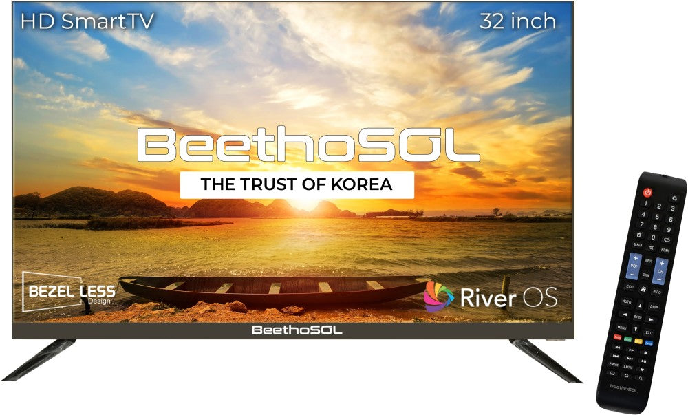 BeethoSOL 80 cm (32 inch) HD Ready LED Smart Android TV - LEDSTVBG3285HD27-EK