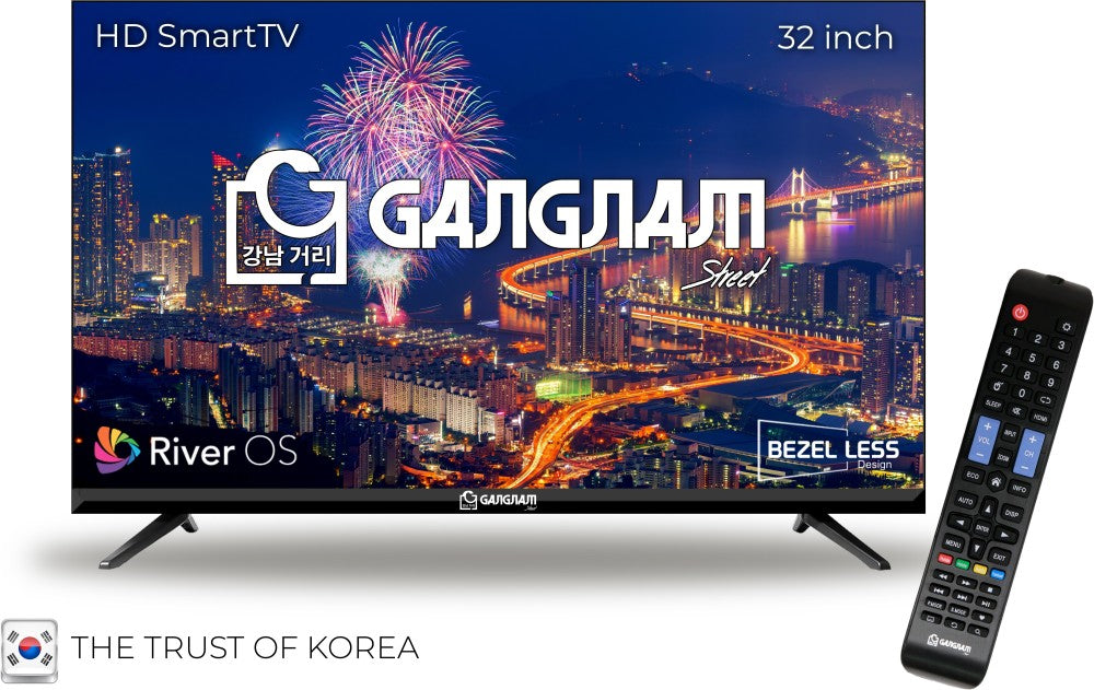 Gangnam Street 80 cm (32 inch) HD Ready LED Smart Android TV - LEDSTVGG32EKK